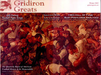 Gridiron Greats issue 2 cover