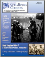 Spring 2003 cover Gridiron Greats magazine