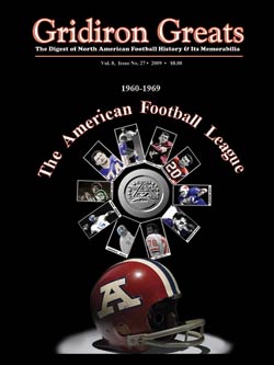 Gridiron Greats Cover Issue 27
